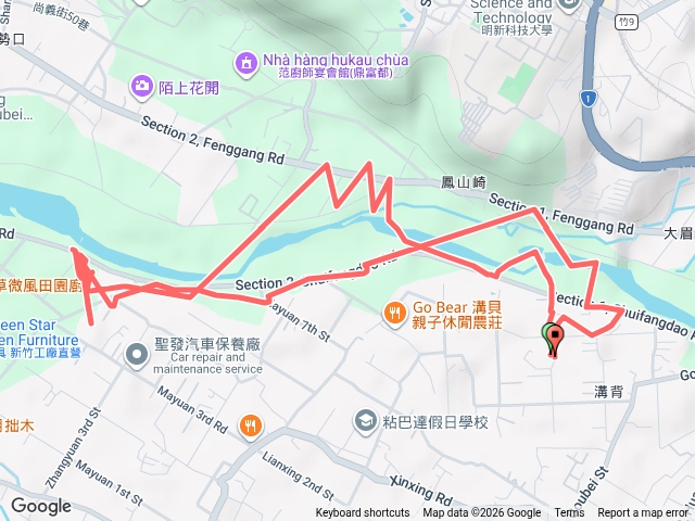 鳳山溪堤防步道健走