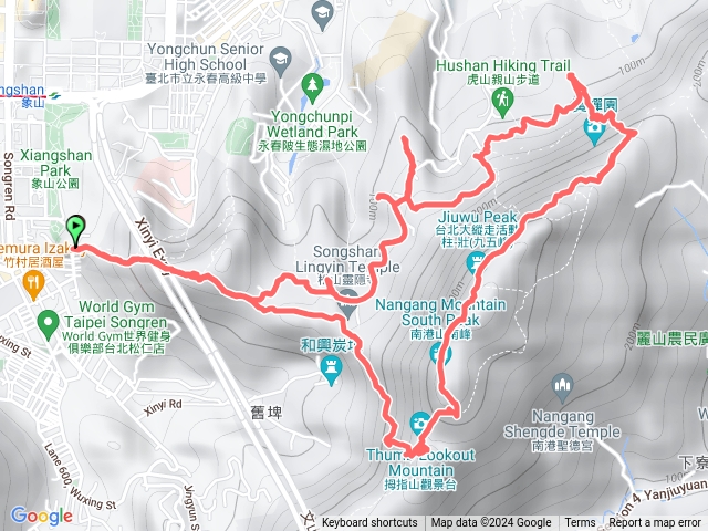 南港山+四獸山O型縱走