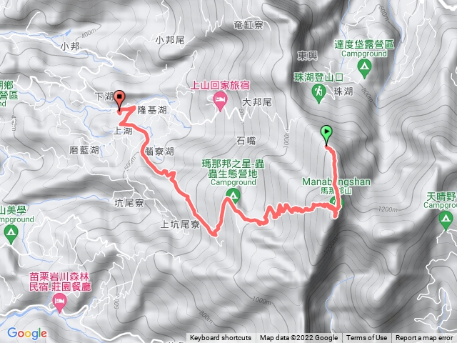 馬那邦山上湖北口到自然湖南口