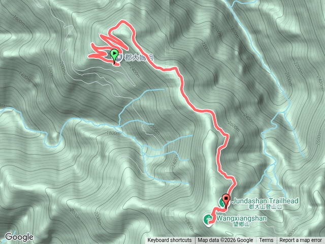 管制站-郡大登山口-望鄉山型預覽圖