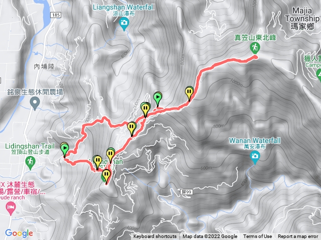 笠頂山 真笠山 東北峰