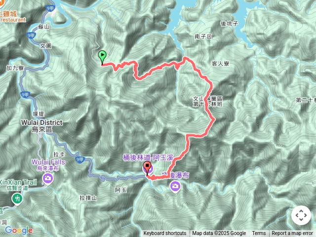 桂山路197巷 》呂奔山北峰 》呂奔山 》阿玉壩