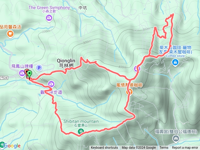 簡單駭客 觀日坪古道-中坑山-大板根-飛鳳山8字型預覽圖