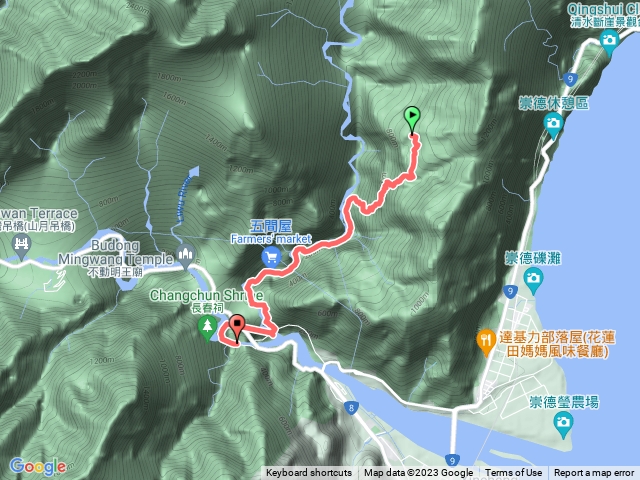 20230218砂卡礑三雄：彩虹屋~砂卡礑步道口