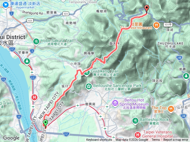 2026臺北大縱走臺北大縱走第一段：關渡至二子坪202606131305預覽圖