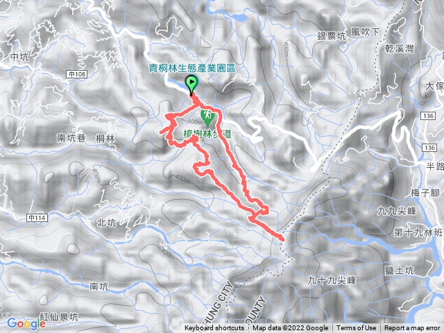 霧峰 青桐林生態園區(霧峰奧山)＋九九峰_701峰(桐林山)