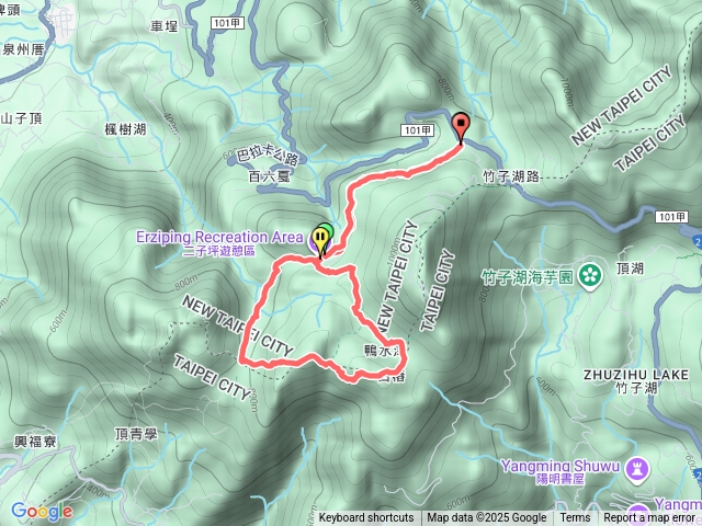 二子坪-大屯山西峰-南峰-二子坪