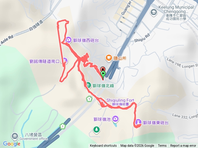 基隆仁愛獅球嶺步道及劉銘傳隧道預覽圖