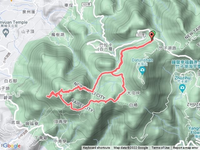 走錯的大屯山