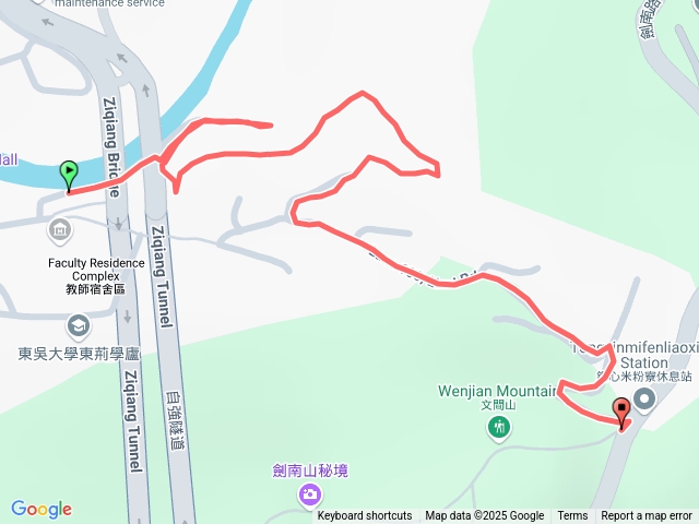 東吳大學到雞南山