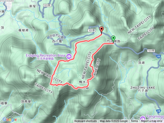 大屯連峰（鞍部至主峰至南、西峰至二子坪）