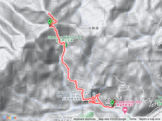 抹茶山、聖母登山步道、三角崙 20240713