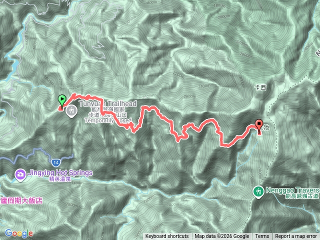 雲天宮到天池山莊