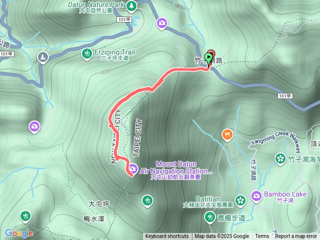 大屯主峰芒花夕陽團