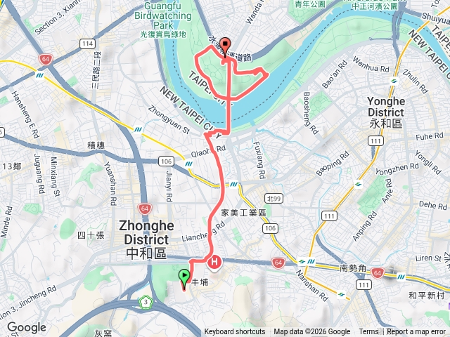 2026臺北健走趣華中河濱公園202606240831