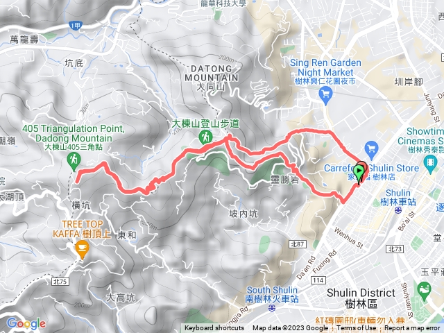 慢慢走/樹林至405來回