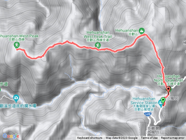 1120416合歡北西峰
