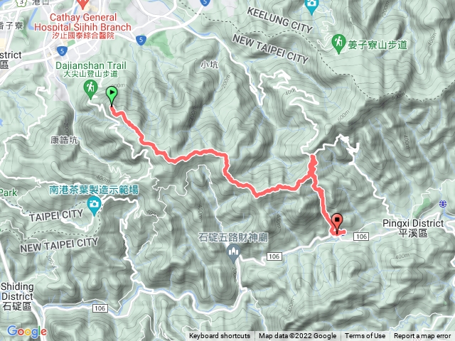 大尖山 四分尾山 耳空龜山 菁桐車站