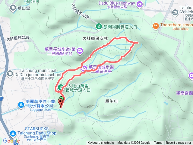 大肚山萬里長城步道20260509預覽圖