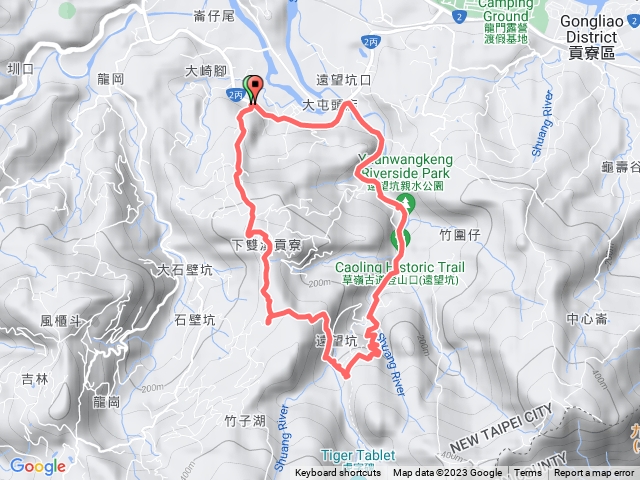 20230924貢寮遠望坑山越嶺石壁坑保甲路-草嶺古道陸軍路-遠望坑親水公園0行