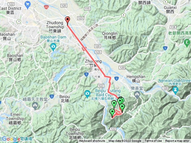 20220312橫山四山來回（回缺水排頭山）