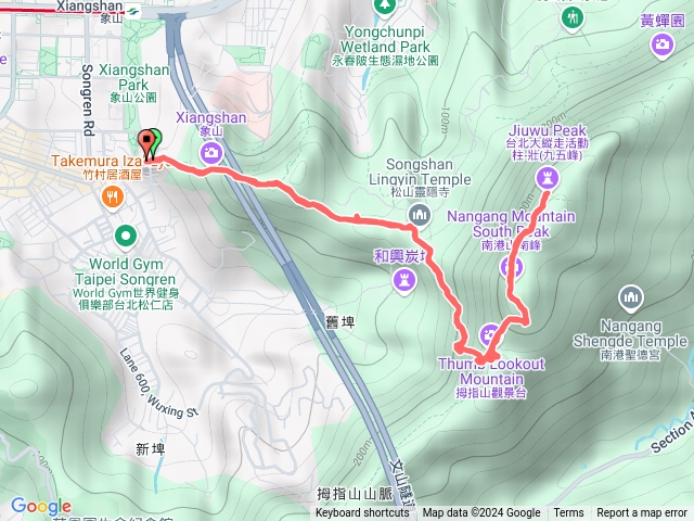 簡單駭客 象山-九五峰巧遇下雨預覽圖