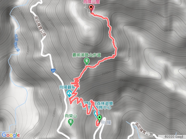 向陽登山口-向陽山屋