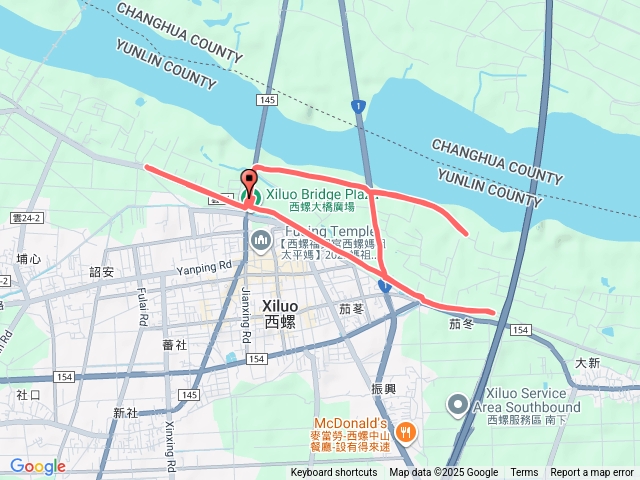 西螺大橋10月21日