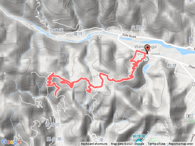 望龍埤福山國小-崩山湖燈篙林道