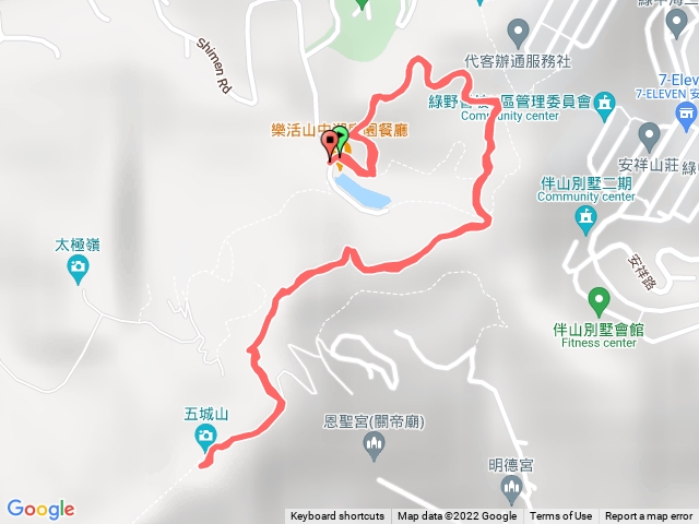 山中湖文筆山登山口-天上山縱走-五城山往返