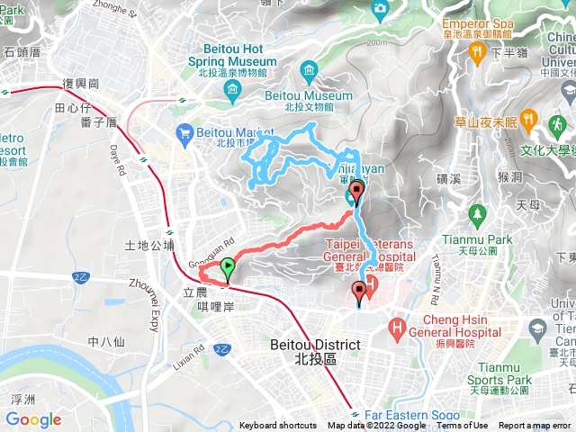 黃金劇場-隆升岩床壺穴-軍艦岩-丹鳳山-唭哩岸山-奇岩山-東華山