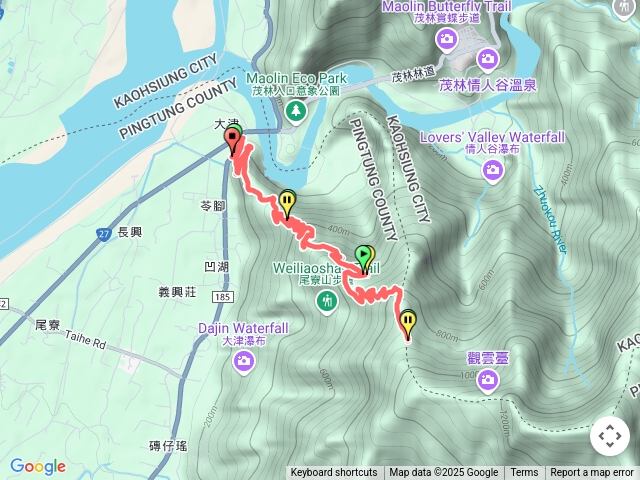 尾寮山登山步道