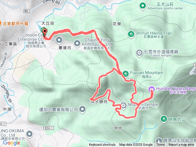 2025-11-12 福源山步道串走圳頭坑後4(5)登山口