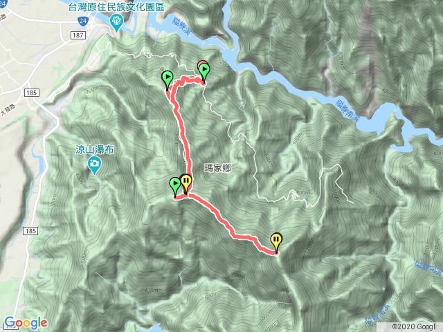 白賓後山、鱈葉根、真笠山、單日往返