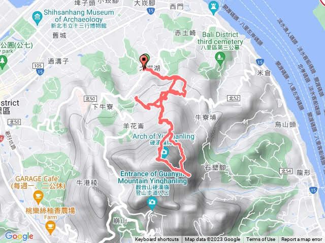 觀音山祕境-八里西龍巖登頂來回