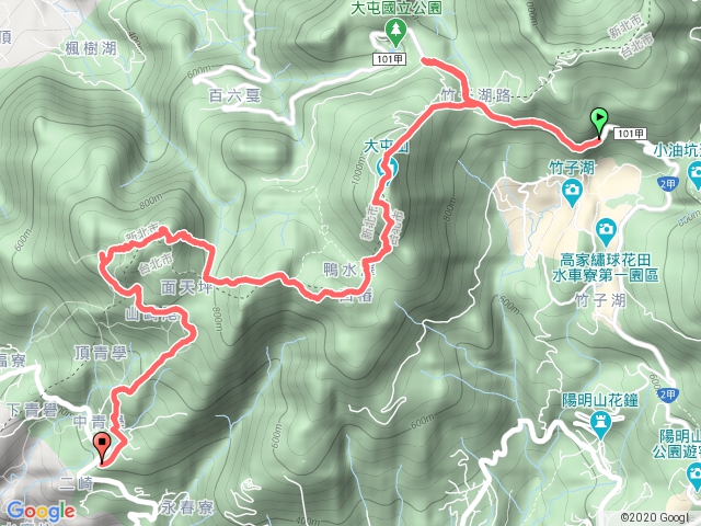 陽明山大縱走 西段