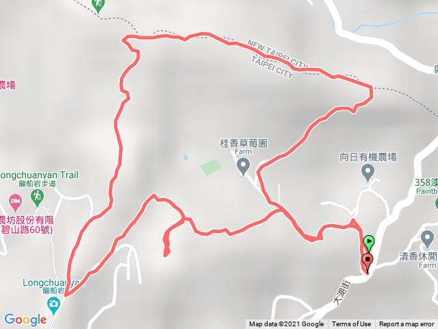 石崁山 開眼山 大丘田山 加峭壁 環狀