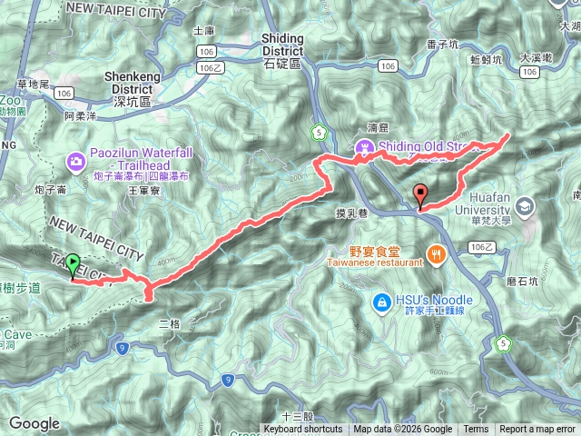 2026微笑山線｜【二格山系】筆架連峰段+皇帝殿稜線段連走（草湳-二格山-筆架連峰-石碇老街-皇帝殿連稜-小粗坑）預覽圖