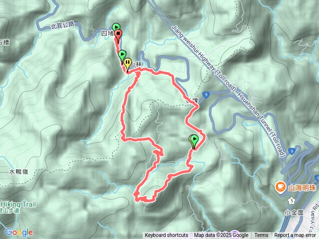後湖子山→水鴨池→鵲子山（2M走山）