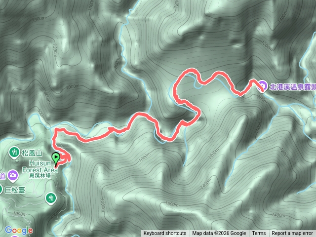 北港溪峽谷步道預覽圖