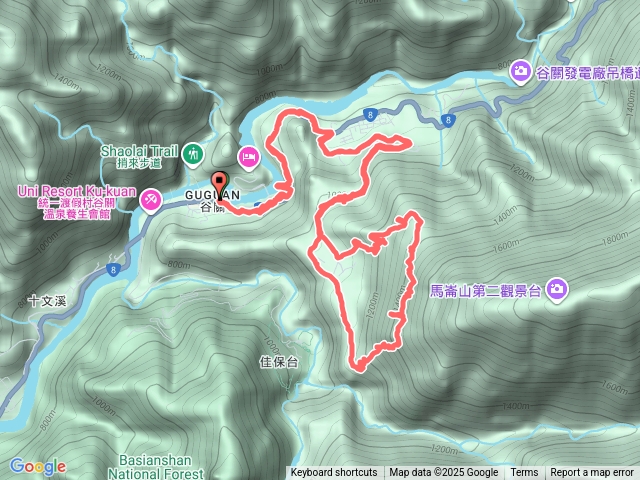 1141207谷關斯可巴及八壯士步道
