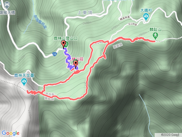 塔塔加六山之三：鹿林前山、鹿林山、麟趾山