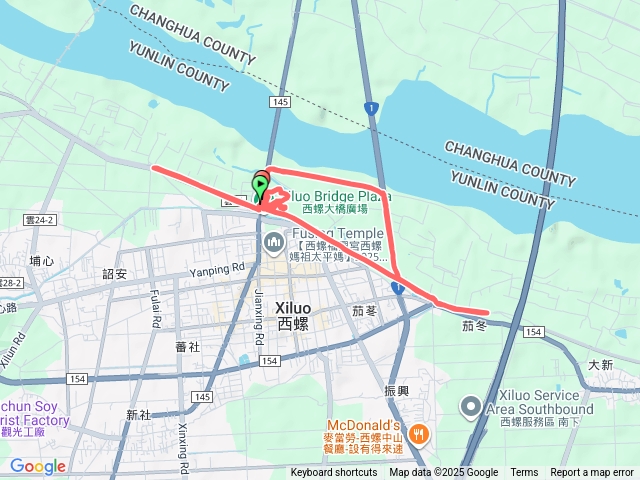 西螺大橋9月25日