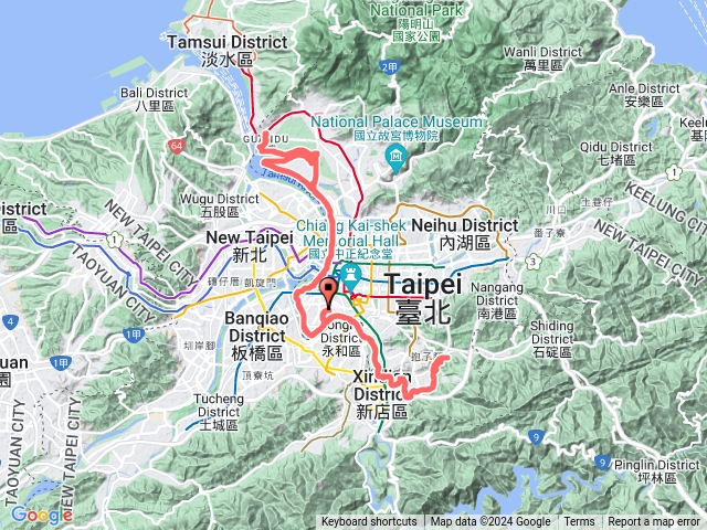 2024臺北大縱走第八段：捷運動物園站至捷運關渡站[河濱自行車道]20240407預覽圖