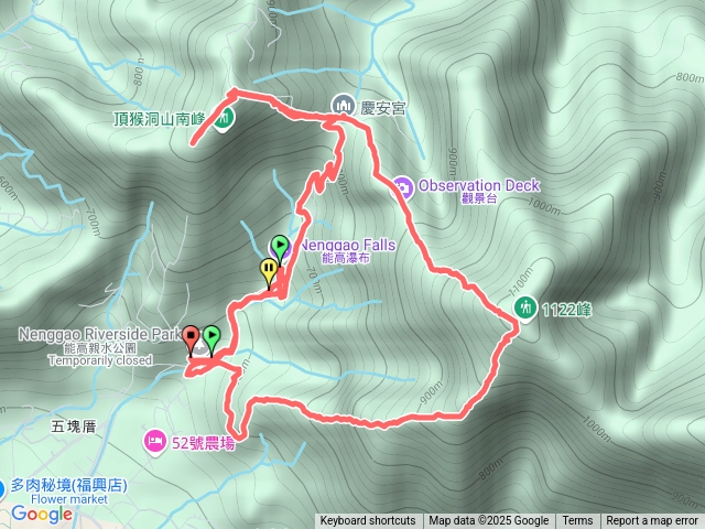 能高瀑布福興山O型