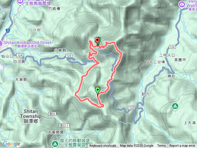 仙山古道O型縱走預覽圖