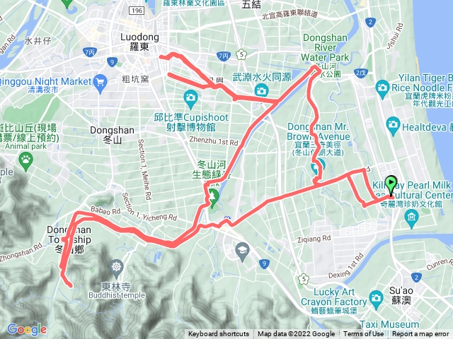 十六分圳-冬山河-仁山苗圃