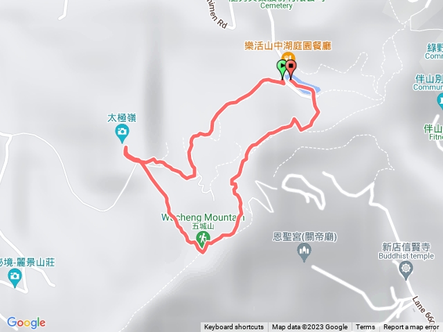 山中湖太極嶺五城山O型