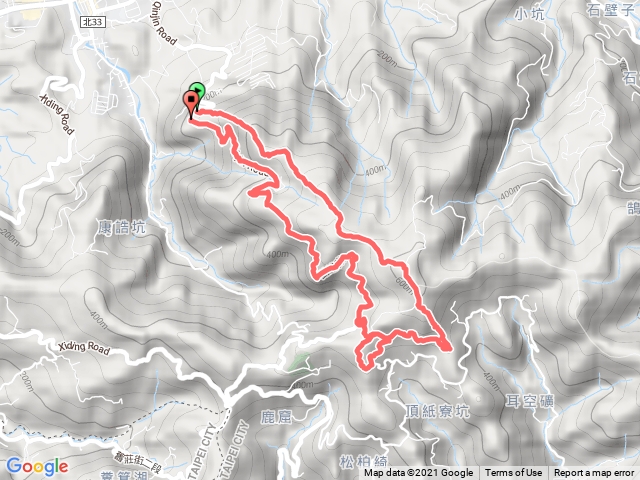 20210410 汐止大尖山四分尾山九層坪山紙寮山O型