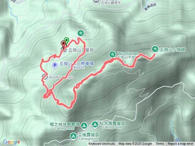 五指山-仙洞步道-橫向步道